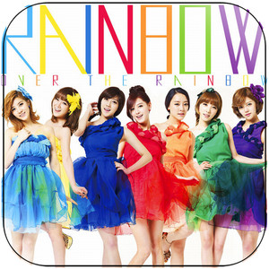 Rainbow over the rainbow Album Cover Sticker Album Cover Sticker Rainbow over the rainbow Album Cover Sticker Album Cover Sticker