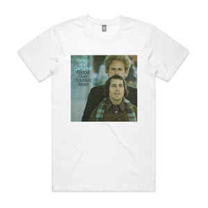 Simon And Garfunkle Bridge Over Troubled Water Album Cover T-Shirt White