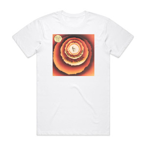 Stevie Wonder Songs In The Key Of Life Album Cover T-Shirt White Stevie Wonder Songs In The Key Of Life Album Cover T-Shirt White