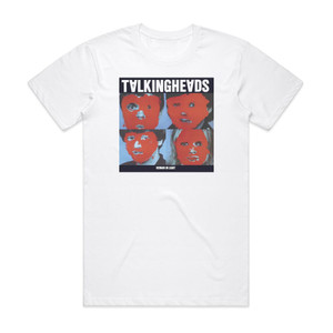 Talking Heads Remain In Light Album Cover T-Shirt White Talking Heads Remain In Light Album Cover T-Shirt White
