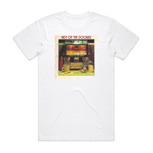 The Doobie Brothers Best Of The Doobies Album Cover T-Shirt White The Doobie Brothers Best Of The Doobies Album Cover T-Shirt White