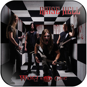 Raise Hell wicked is my game Album Cover Sticker Album Cover Sticker Raise Hell wicked is my game Album Cover Sticker Album Cover Sticker