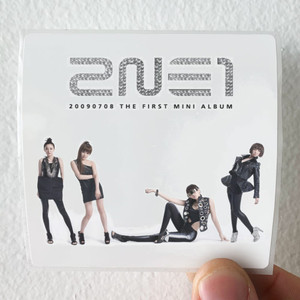 2NE1 2Ne1 Album Cover Sticker 2NE1 2Ne1 Album Cover Sticker