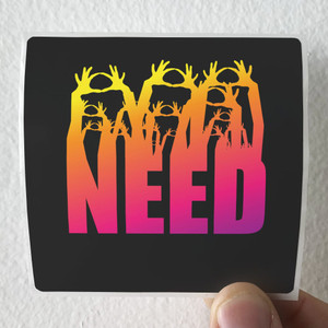 3OH3 Need Album Cover Sticker 3OH3 Need Album Cover Sticker