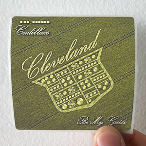 10000 Cadillacs Be My Guide Album Cover Sticker