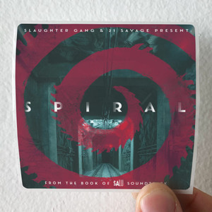 21 Savage Spiral From The Book Of Saw Soundtrack Album Cover Sticker