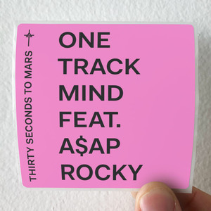 30 Seconds to Mars One Track Mind Album Cover Sticker