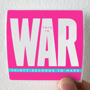 30 Seconds to Mars This Is War 3 Album Cover Sticker