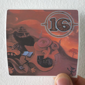 16 Drop Out Album Cover Sticker 16 Drop Out Album Cover Sticker
