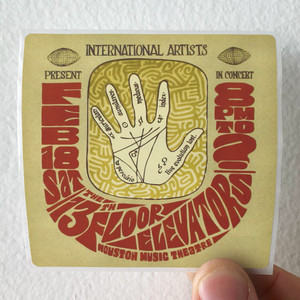 13th Floor Elevators Easter Everywhere Album Cover Sticker 13th Floor Elevators Easter Everywhere Album Cover Sticker
