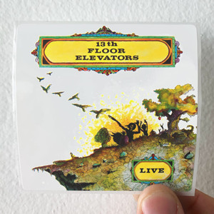 13th Floor Elevators Live Album Cover Sticker 13th Floor Elevators Live Album Cover Sticker