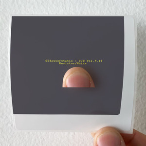 65daysofstatic Resistornoise Album Cover Sticker 65daysofstatic Resistornoise Album Cover Sticker
