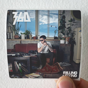 360 Falling Flying Album Cover Sticker