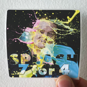 7for4 Splash Album Cover Sticker 7for4 Splash Album Cover Sticker