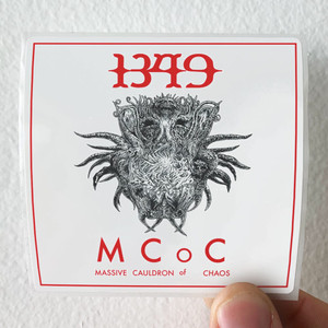 1349 Massive Cauldron Of Chaos Album Cover Sticker