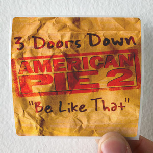 3 Doors Down Be Like That Album Cover Sticker
