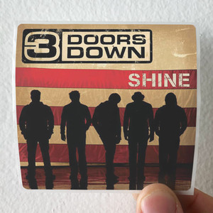 3 Doors Down Shine Album Cover Sticker