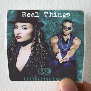 2 Unlimited Real Things Album Cover Sticker 2 Unlimited Real Things Album Cover Sticker