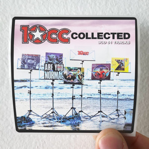 10cc 10Cc Collected Album Cover Sticker