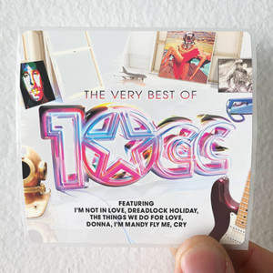 10cc The Very Best Of 10Cc Album Cover Sticker