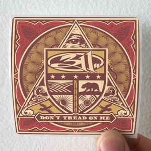 311 Dont Tread On Me Album Cover Sticker 311 Dont Tread On Me Album Cover Sticker