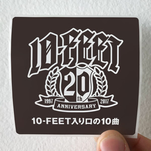 10-FEET 10 Feet 10 Album Cover Sticker 10-FEET 10 Feet 10 Album Cover Sticker