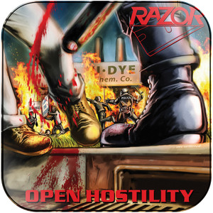 Razor open hostility Album Cover Sticker Album Cover Sticker Razor open hostility Album Cover Sticker Album Cover Sticker
