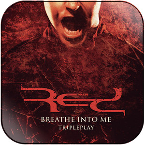 Red breathe into me-2 Album Cover Sticker Album Cover Sticker