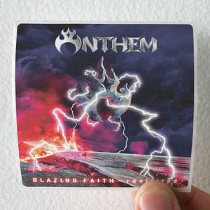 Anthem Blazing Faith Revisited Album Cover T-Shirt Black Anthem Blazing Faith Revisited Album Cover T-Shirt Black