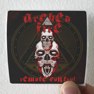 Arched-Fire-Remote-Control-Album-Cover-Sticker