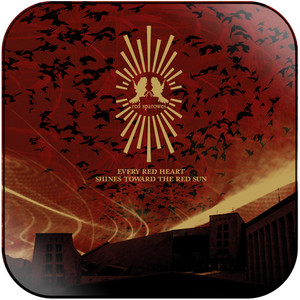 Red Sparowes every red heart shines toward the red sun Album Cover Sticker Album Cover Sticker