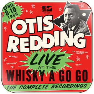 Otis Redding live at the whiskey a go go the complete recordings Album Cover Sticker Album Cover Sticker