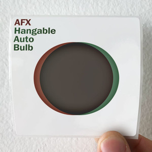 AFX Hangable Auto Bulb Ep Album Cover T-Shirt Black