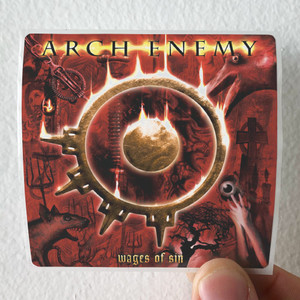 Arch Enemy Wages Of Sin Album Cover T-Shirt White