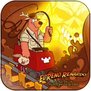 El Reno Renardo el reno renardo y el reino de la cagalera de bisbal Album Cover Sticker Album Cover Sticker