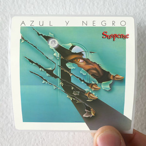 Azul-y-Negro-Suspense-Album-Cover-Sticker Azul-y-Negro-Suspense-Album-Cover-Sticker