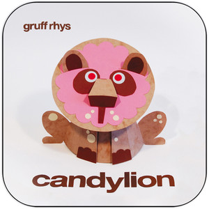 Gruff Rhys candylion Album Cover Sticker Album Cover Sticker