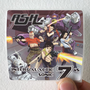 Ash Intergalactic Sonic 7S Album Cover T-Shirt White