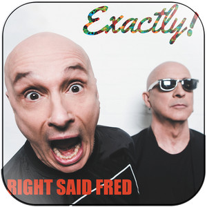 Right Said Fred exactly Album Cover Sticker Album Cover Sticker