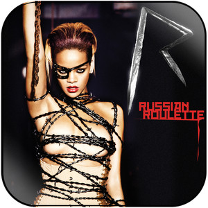 Rihanna russian roulette Album Cover Sticker Album Cover Sticker