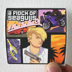 A-Flock-of-Seagulls-I-Ran-The-Best-Of-Album-Cover-Sticker A-Flock-of-Seagulls-I-Ran-The-Best-Of-Album-Cover-Sticker