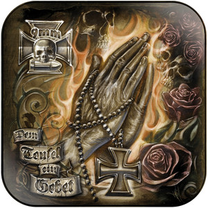 Rock Rottens 9mm Assi Rock n Roll dem teufel ein gebet Album Cover Sticker Album Cover Sticker