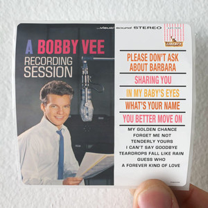 Bobby-Vee-A-Bobby-Vee-Recording-Session-Album-Cover-Sticker Bobby-Vee-A-Bobby-Vee-Recording-Session-Album-Cover-Sticker