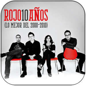 Rojo rojo 10 aos Album Cover Sticker Album Cover Sticker Rojo rojo 10 aos Album Cover Sticker Album Cover Sticker