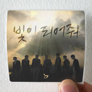 Block B Welcome To The Block Album Cover Sticker