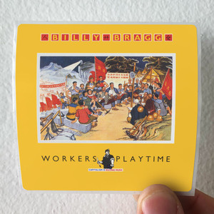 Billy Bragg Workers Playtime Album Cover T-Shirt Black