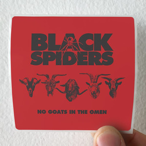 Black-Spiders-No-Goats-In-The-Omen-Album-Cover-Sticker Black-Spiders-No-Goats-In-The-Omen-Album-Cover-Sticker