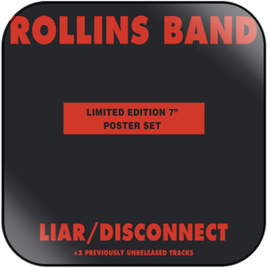 Rollins Band liar disconnect Album Cover Sticker Album Cover Sticker