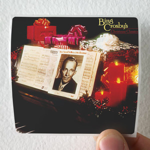 Bing-Crosby-Christmas-Classics-Album-Cover-Sticker Bing-Crosby-Christmas-Classics-Album-Cover-Sticker