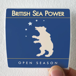 British Sea Power Open Season Album Cover T-Shirt Black